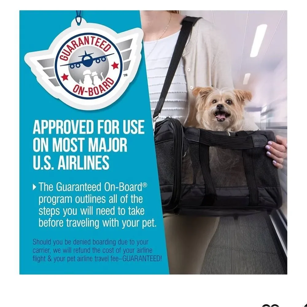 Sherpa Black Pet Carrier